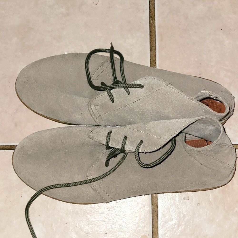 Crown vintage grey suede shoes size 37